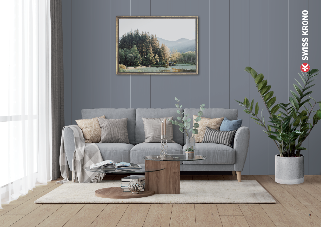 НОВИНКА! SWISS KRONO ПАНЕЛЬ МДФ ЛУИНО 2600Х250Х7