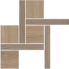 Kerama Marazzi T056/SG643820 Декор Альберони 2 мозаичный коричн.светл. мат.обр. 275x275х9мм (уп.7шт)