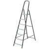 Стремянка 7-ступенчатая стальная, алюмин.ступени/97957