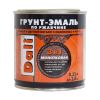 Грунт-эмаль по ржавчине 3в1 МОЛОТКОВАЯ серый 0,23л "DALI" (уп.6шт)