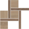 Kerama Marazzi T056/SG644020 Декор Альберони 3 мозаичный коричн. мат. обр. 275x275x9мм (уп.7шт)