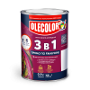 OLECOLOR Грунт-эмаль по ржавчине 3в1 серебро 0,4кг (уп.8шт)