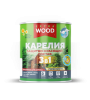 WOOD EХTRA  КАРЕЛИЯ Бесцветный 0,75л Защитно-красящий состав для древесины 3в1 (уп.8шт)